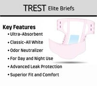 TREST Elite Briefs Pink – 9500ml Capacity