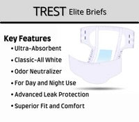 TREST Elite Briefs Lavender – 9500ml Capacity